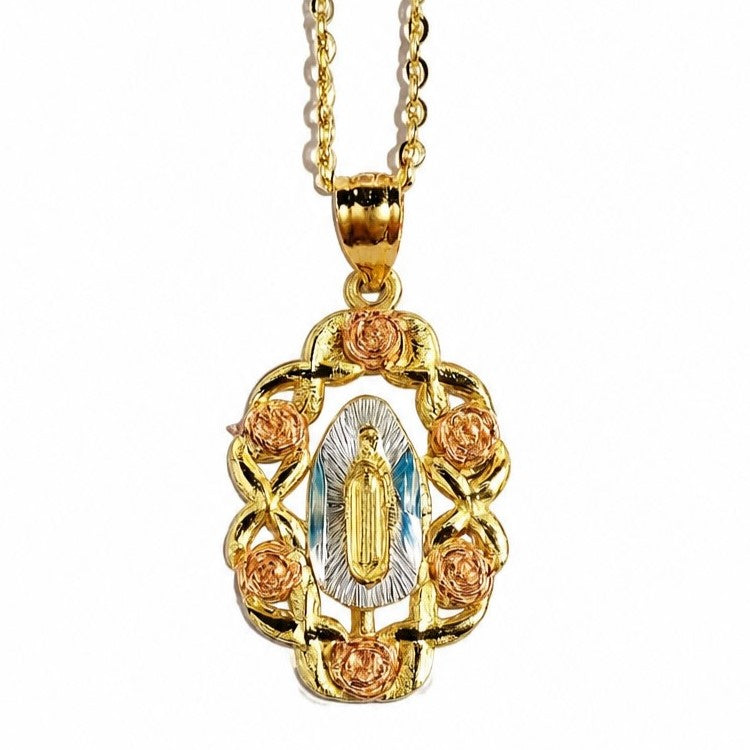 Virgen de Rosas Necklace